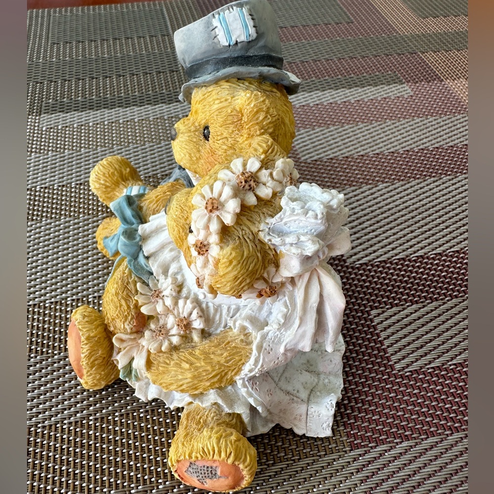 Vintage 1992 P. Hillman "Robbie and Rachael" Figurine Love Bears All Things - Picture 7 of 8